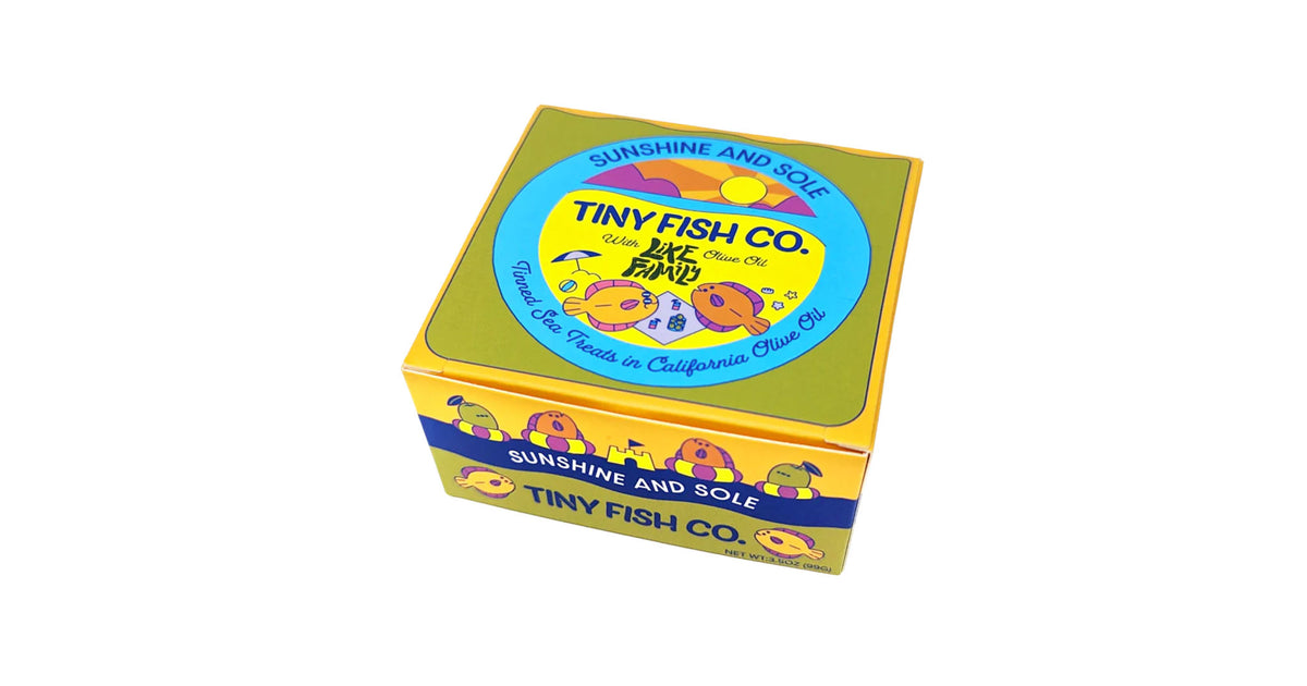 TINY FISH CO. SUNSHINE AND SOLE 3.5oz – monsieur marcel gourmet market