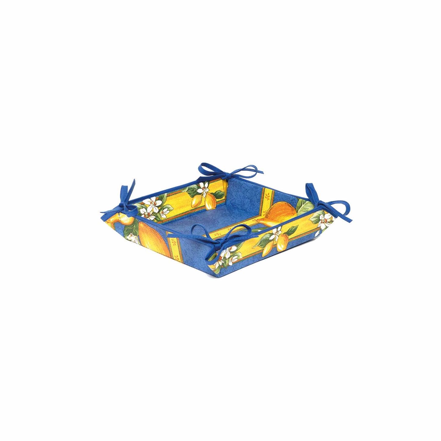 TISSUS TOSELLI CITRON BREAD BASKET - BLUE