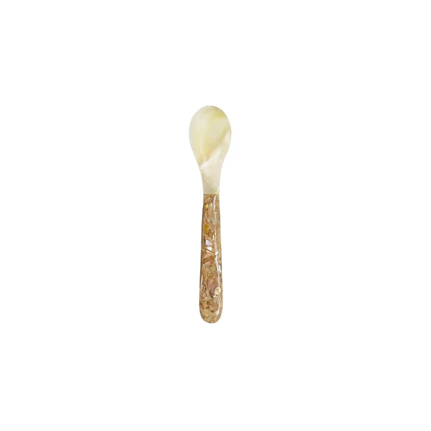 TONKIN YEL MOTHER OF PEARL SEASHELL SPOON