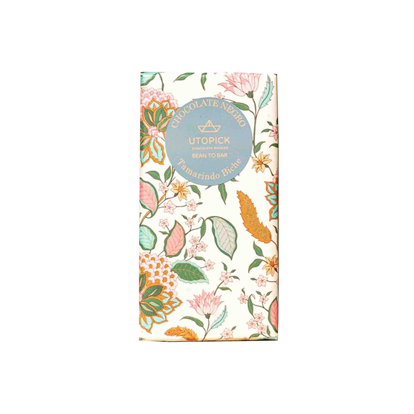 UTOPICK 70% DARK CHOCOLATE WITH TAMARIND PASTE, CANDIED LEMONDROP AND ESPELETTE BELL PEPPER 80g