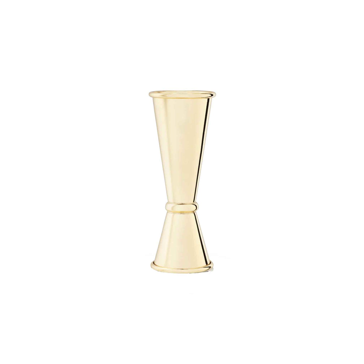VISKI BELMONT LARGE GOLD PLATED JAPANESE STYLE MAKOTO JIGGER
