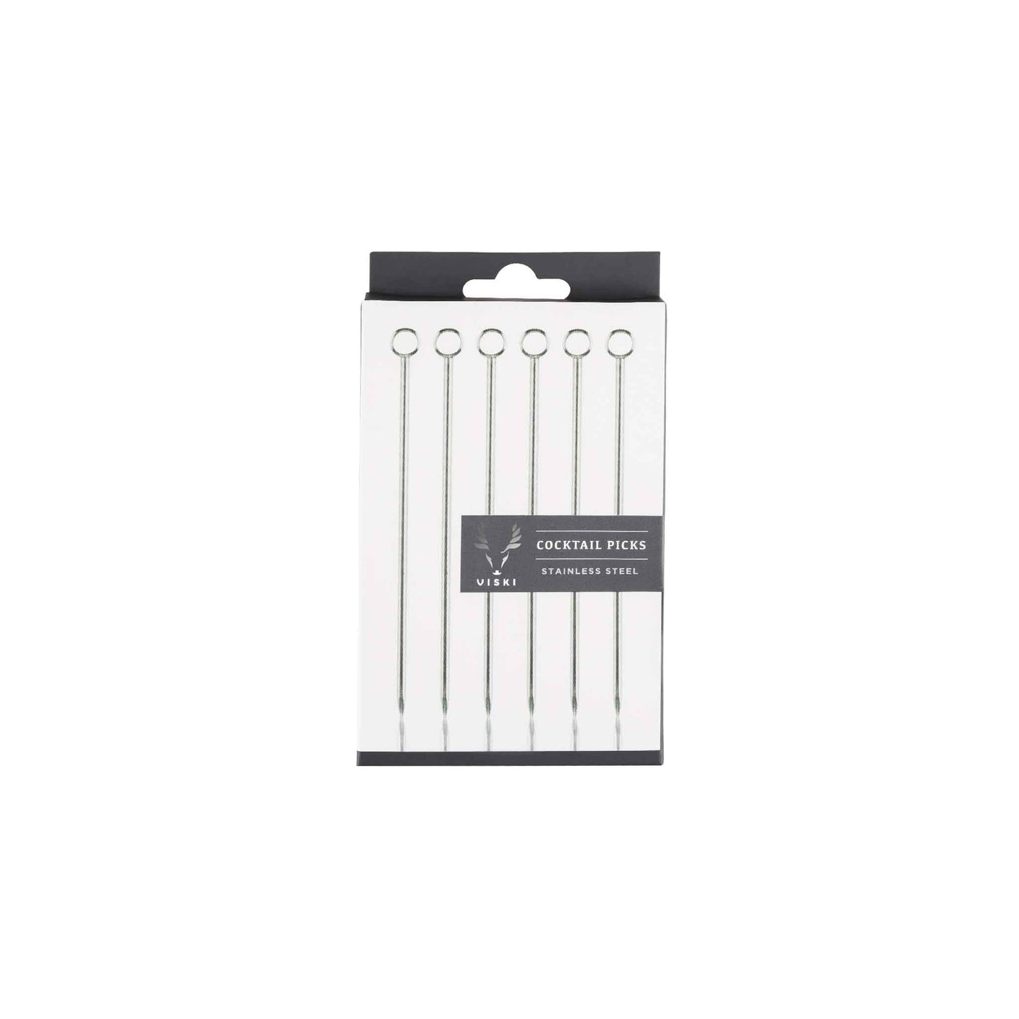 VISKI STAINLESS STEEL COCKTAIL PICKS