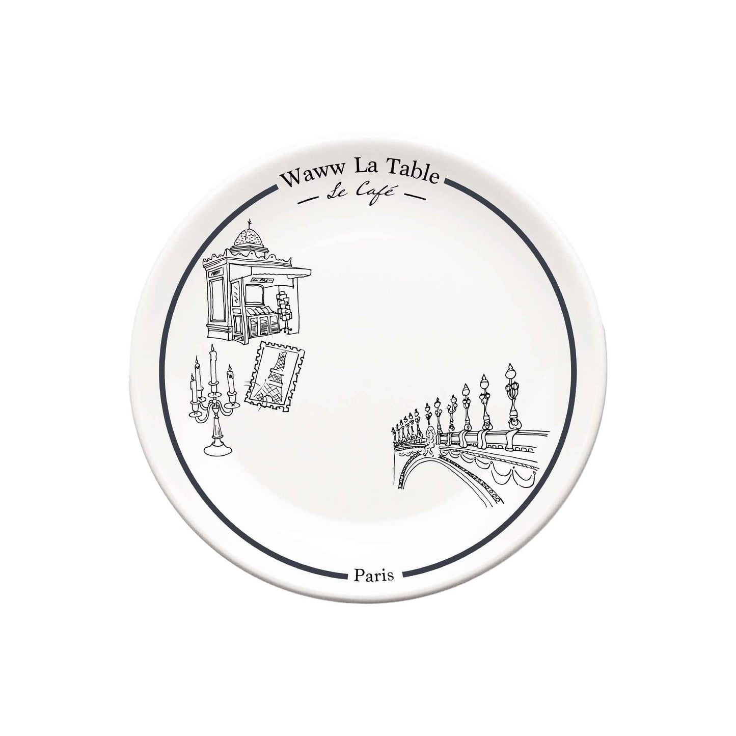 WAWW LA TABLE ALEXANDRE III DESSERT PLATE