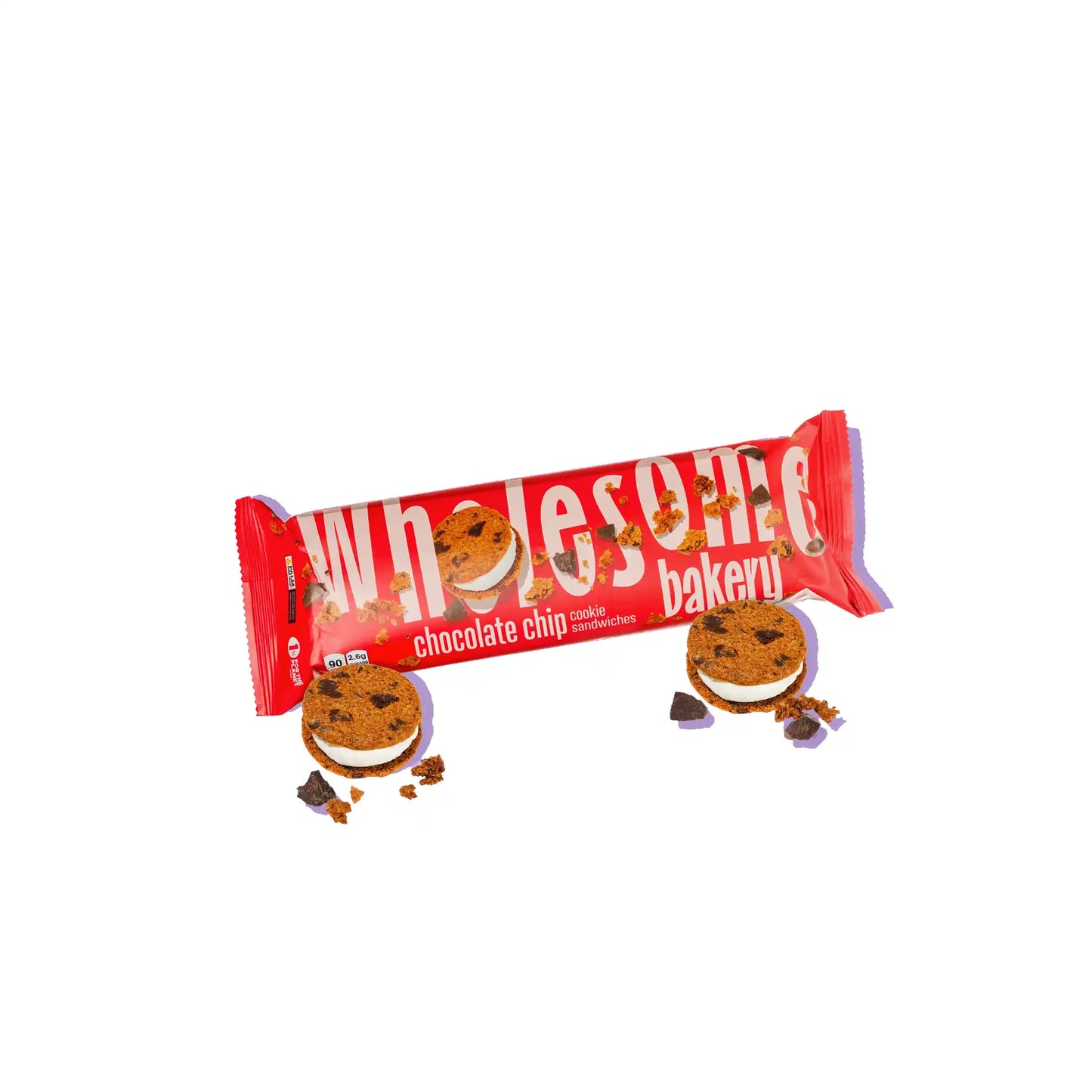 WHOLESOME CHOCOLATE CHIP COOKIE SANDWICH 95g