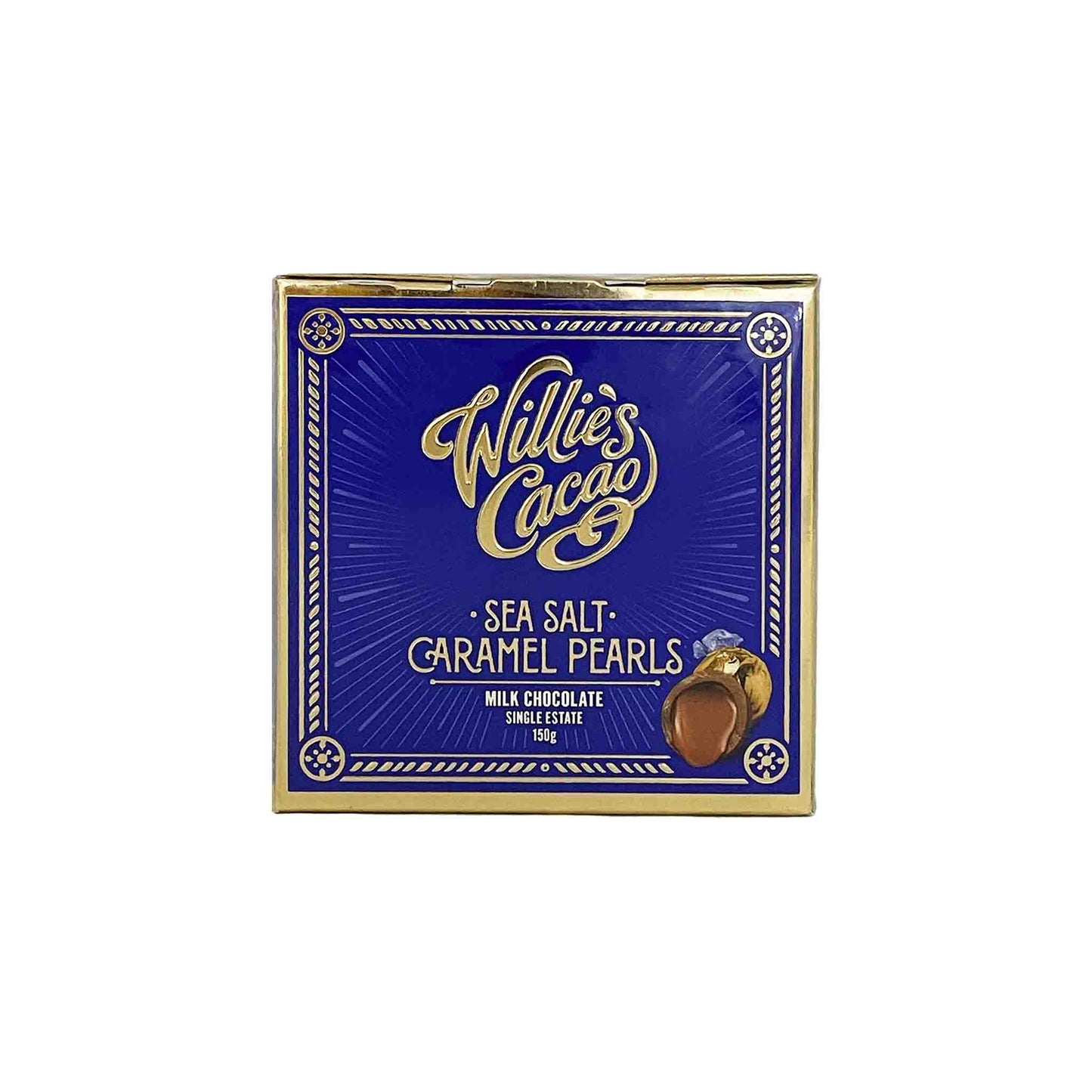 WILLIES SEA SALT MILK CHOCOLATE CARAMEL PEARLS 150g