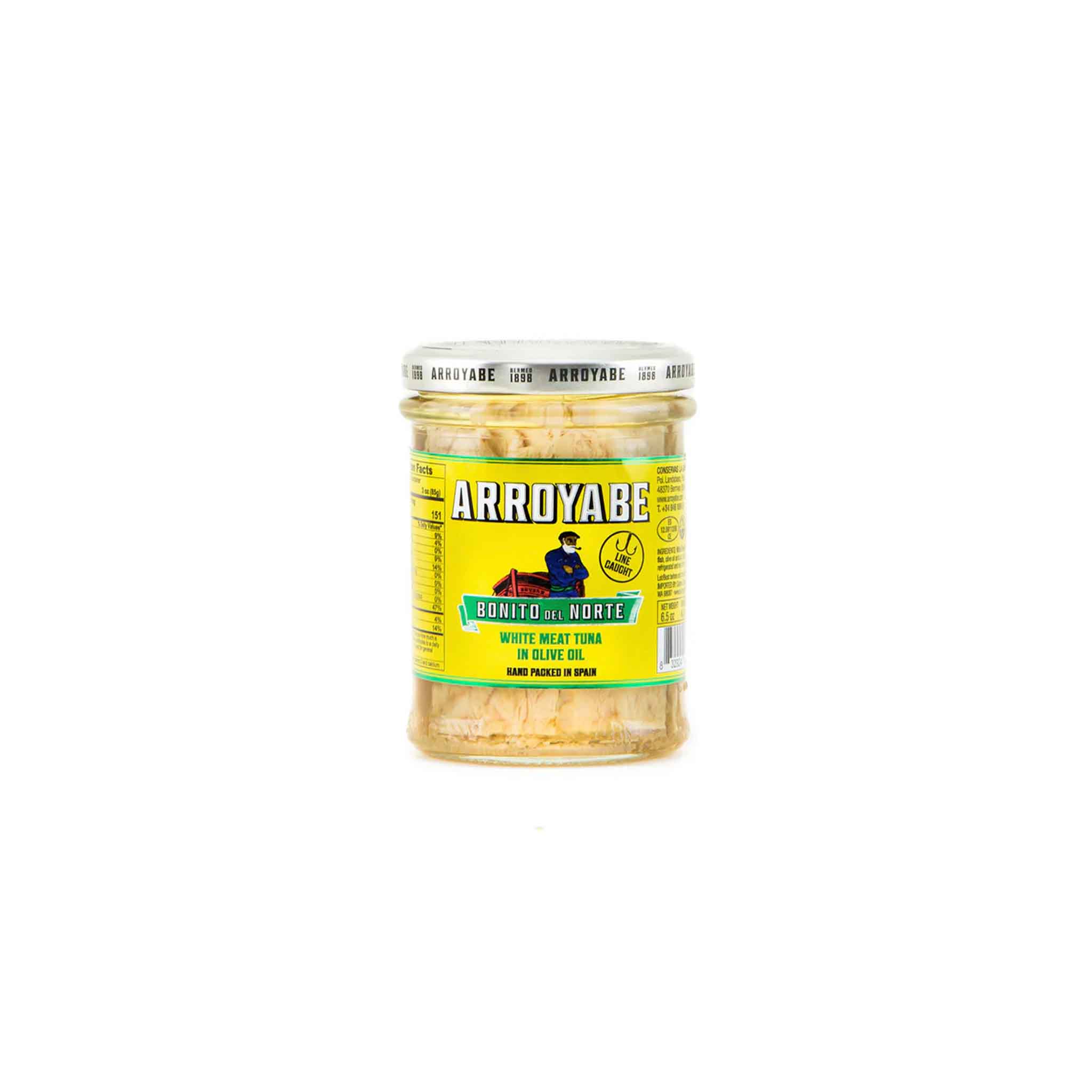 ARROYABE WHITE MEAT TUNA IN OLIVE OIL 6.5oz