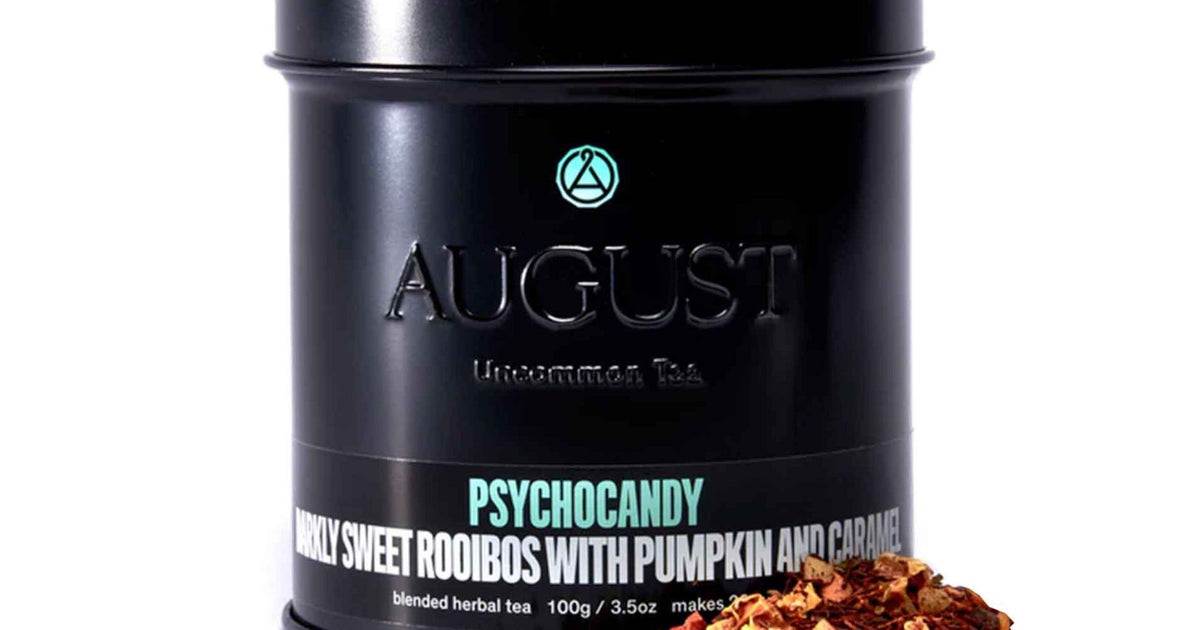 AUGUST UNCOMMON PSYCHOCANDY ROOIBOS LOOSE LEAF TEA TIN 100g