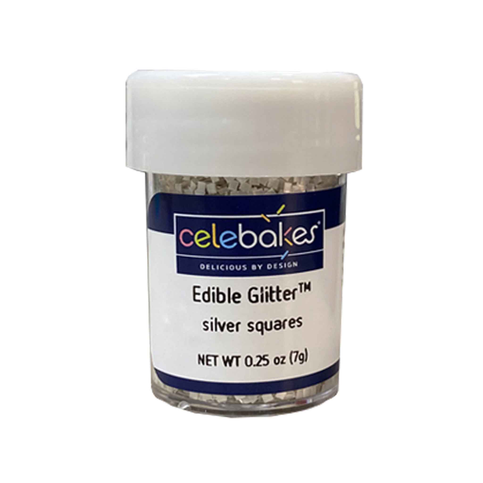 CK Edible Glitter Squares Silver