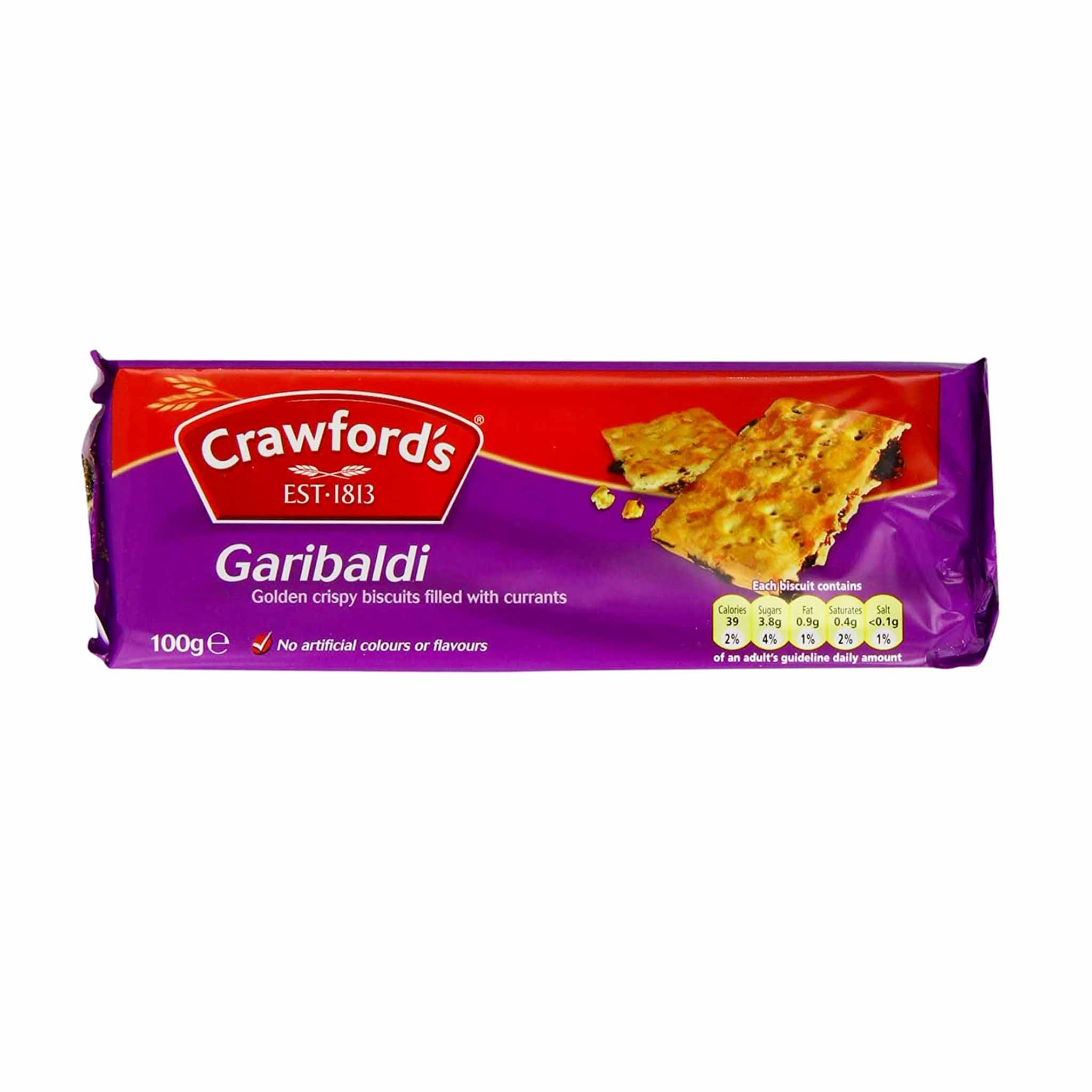 CRAWFORDS GARIBALDI BISCUITS 100g