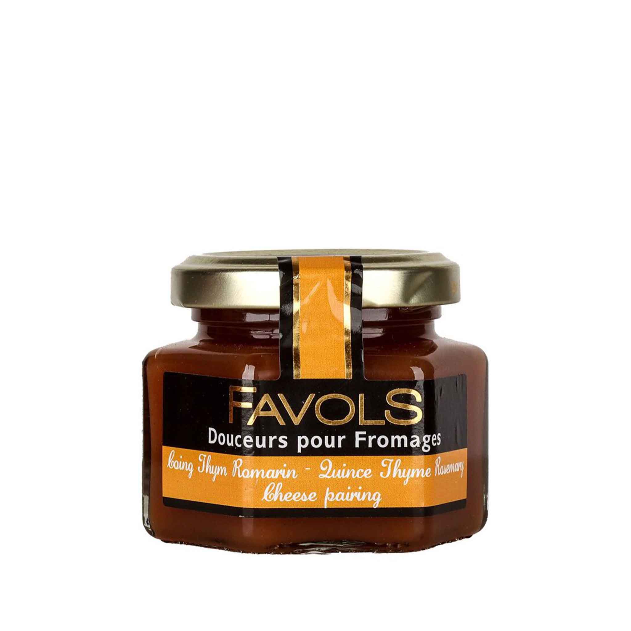 FAVOLS QUINCE THYME & ROSEMARY PRESERVE 110g