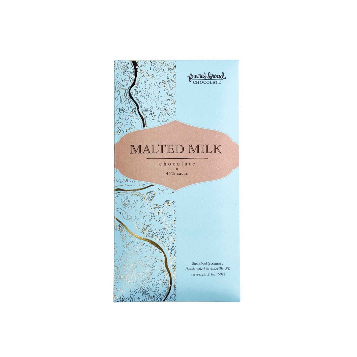 FRENCH BROAD MALTED CHOCOLATE 45% 60g