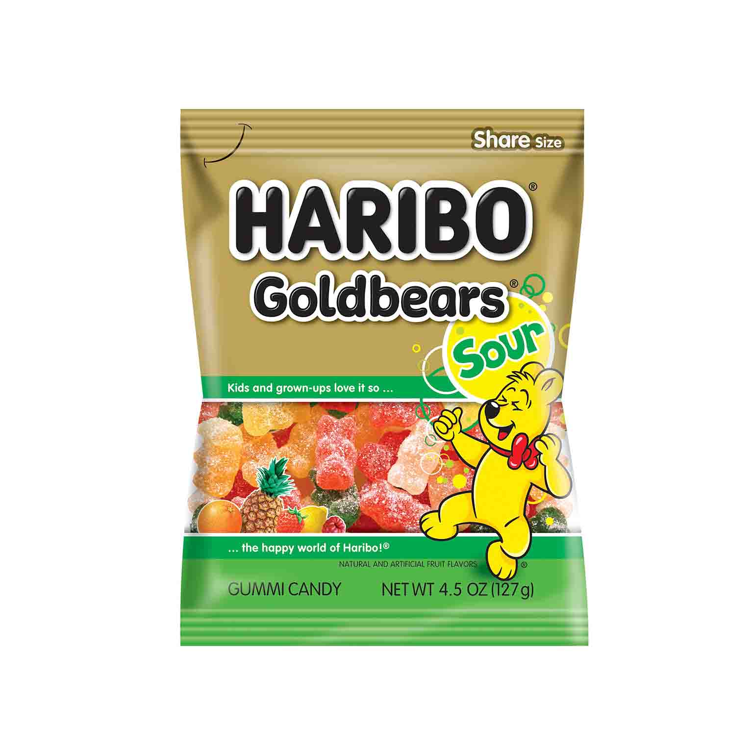 HARIBO SOUR GOLD BEARS 4.5oz
