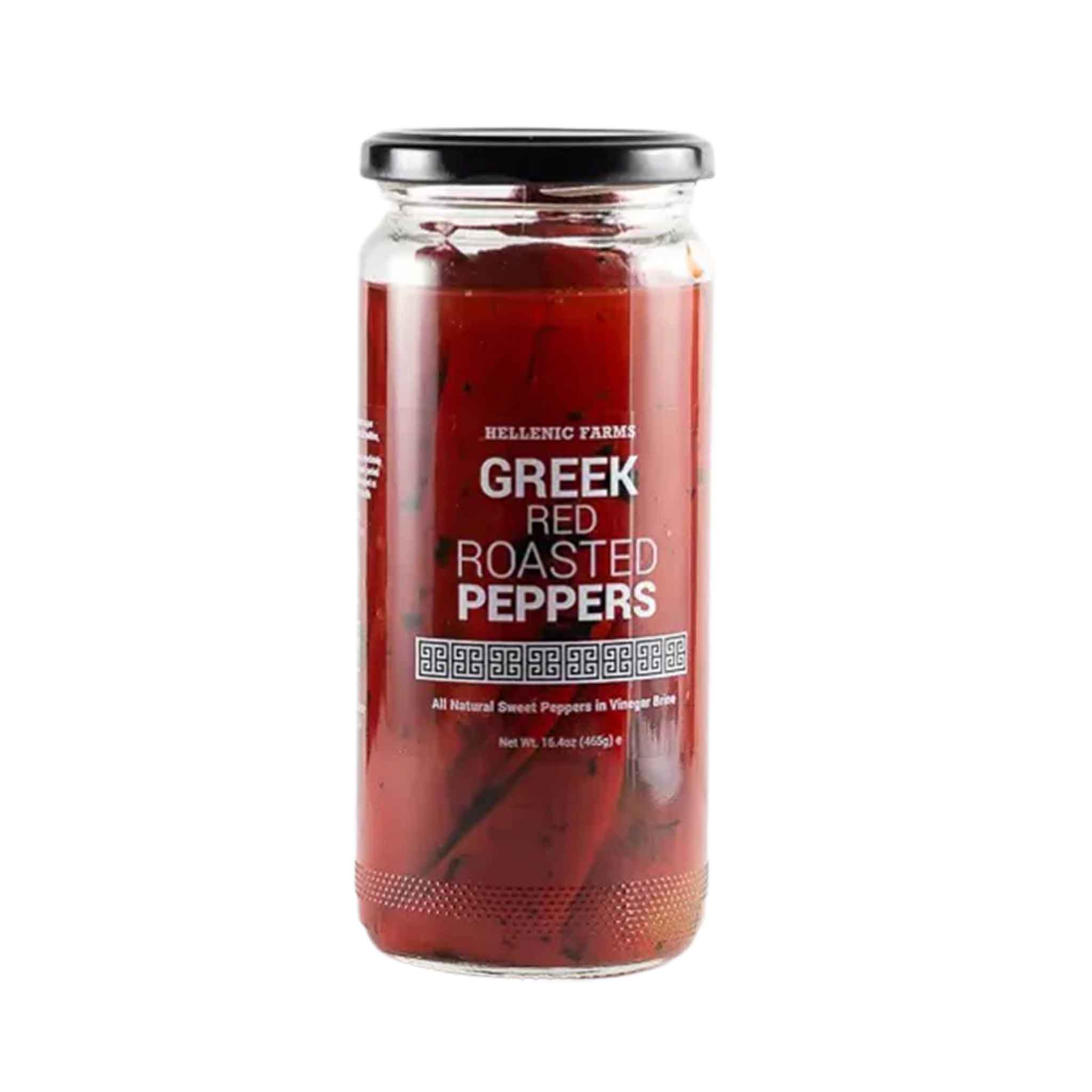HELLENIC FARMS ROASTED RED PEPPERS 16.4oz