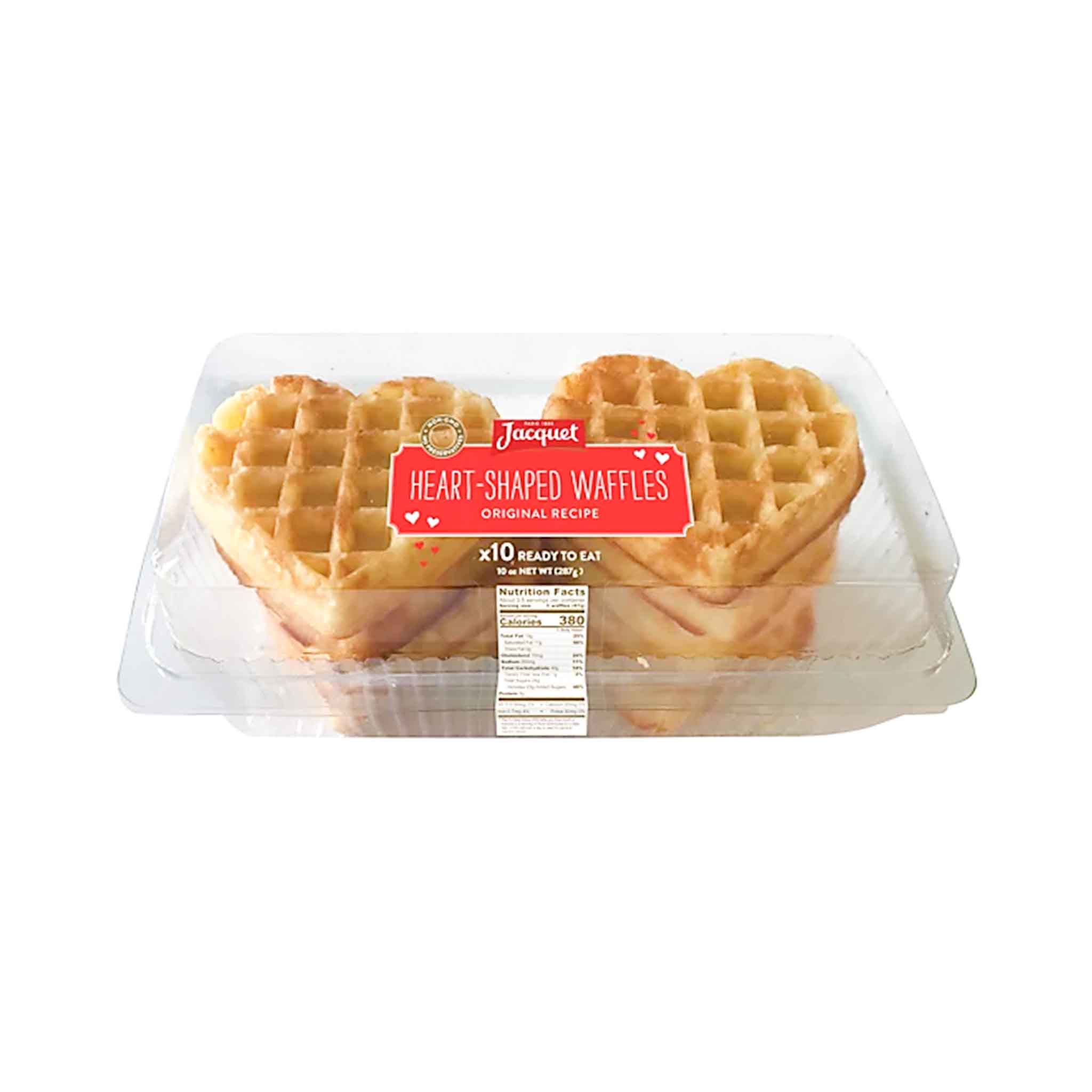 Jacquet Heart Shaped Waffles in a Box