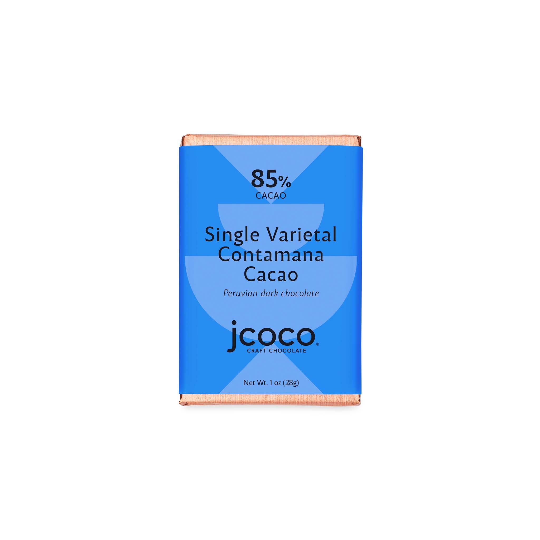 JCOCO SINGLE VARIETAL CONTAMANA CACAO 85% DARK CHOCOLATE 28G