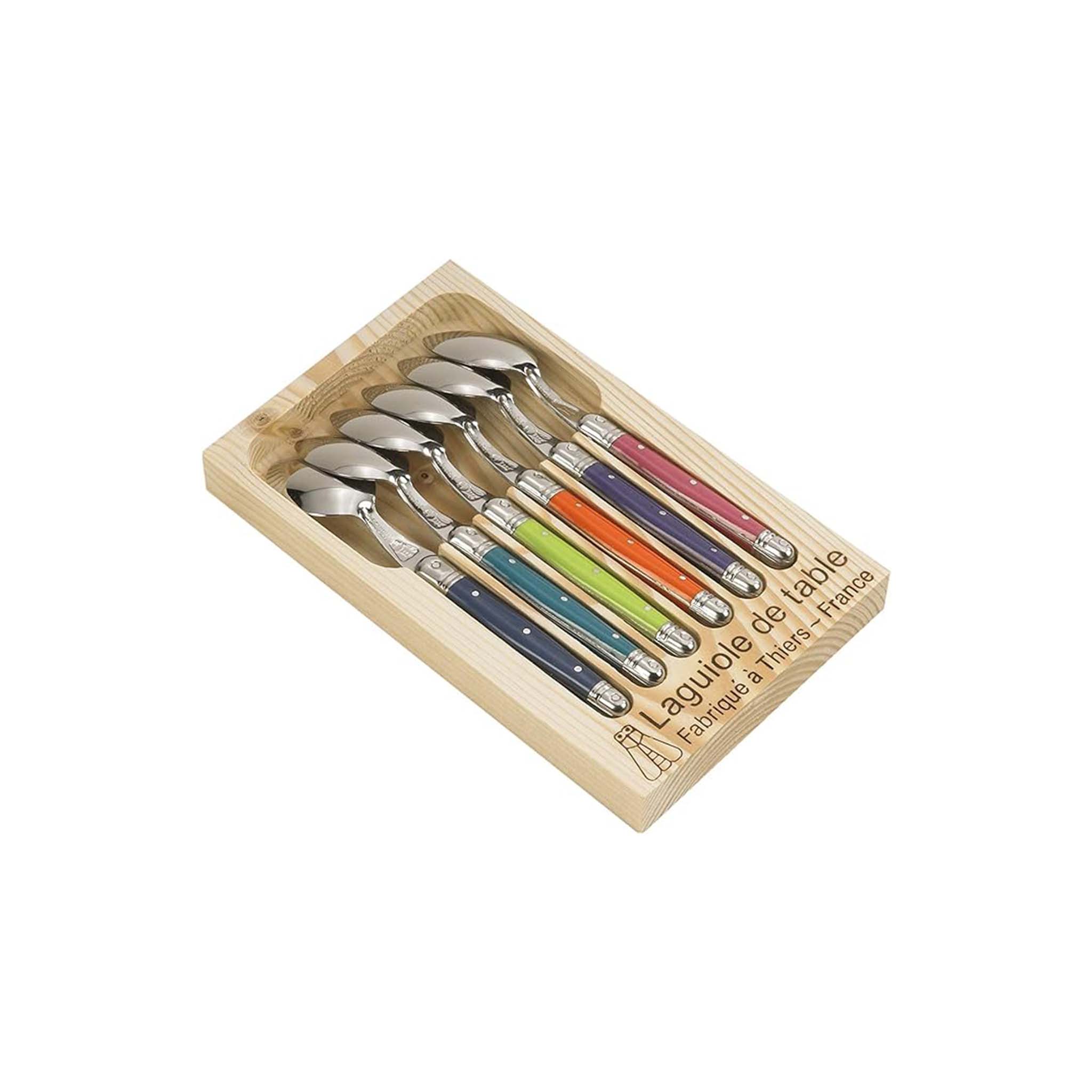 JEAN DUBOST LAGUIOLE 6 TUTTI FRUITY SOUP SPOONS – monsieur marcel