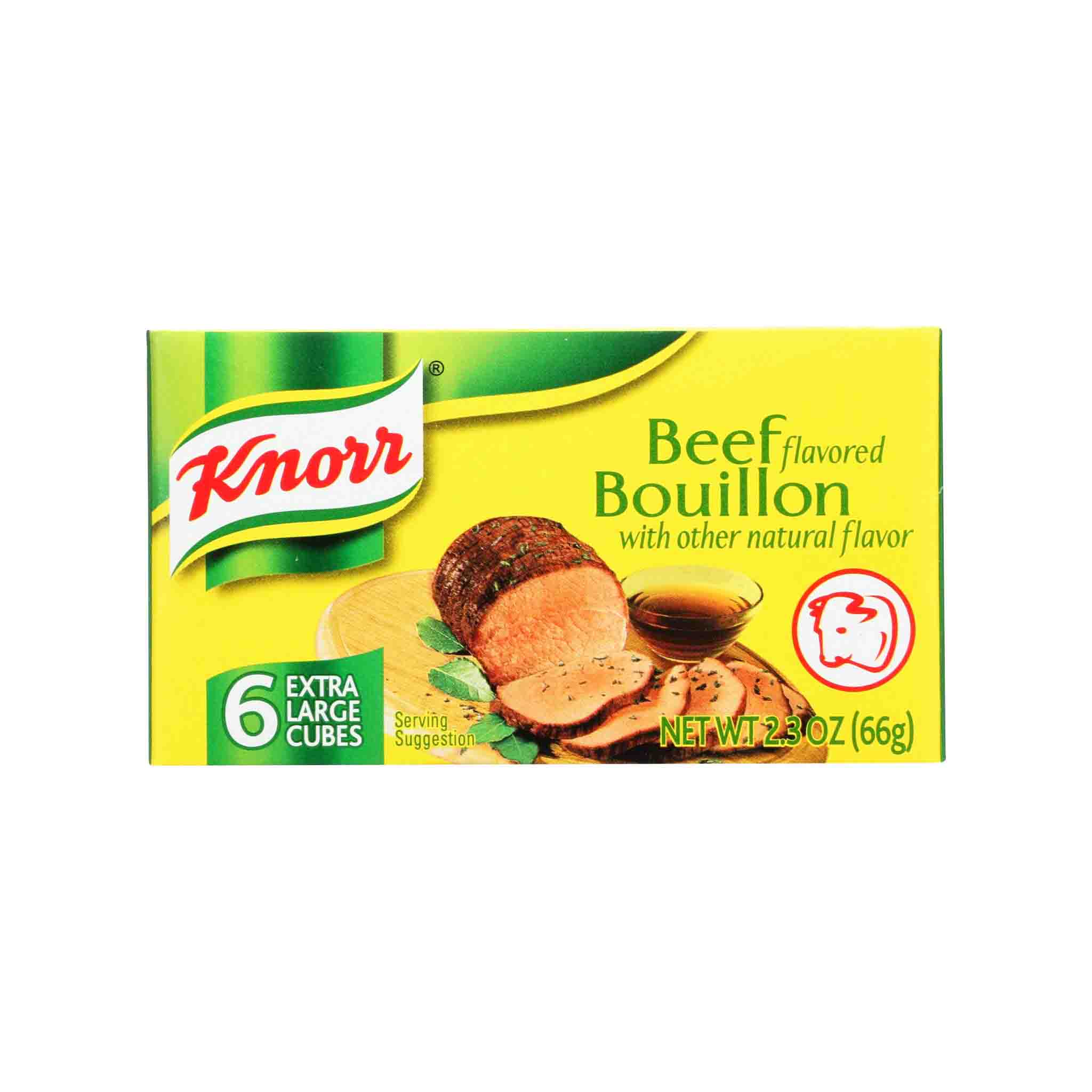 KNORR BEEF FLAVORED BOUILLON 2.3oz