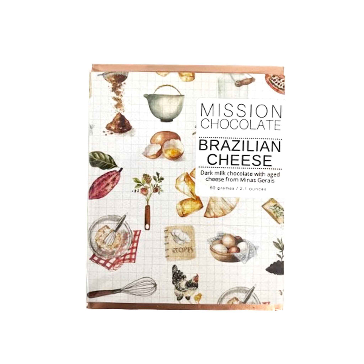 MISSION CHOCOLATE BRAZILIAN CHEESE 60G