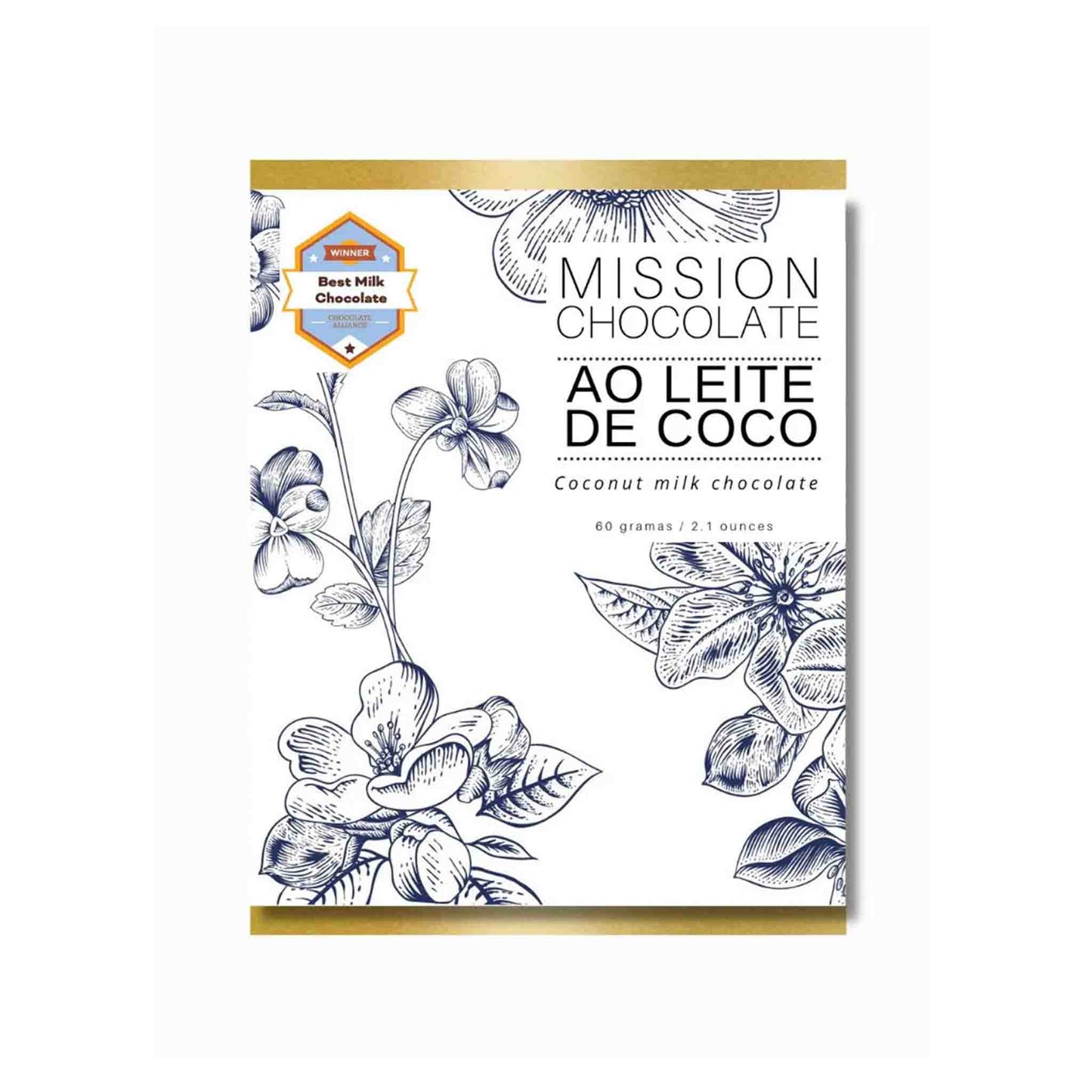 MISSION CHOCOLATE COCONUT MILK CHOCOLATE 60g