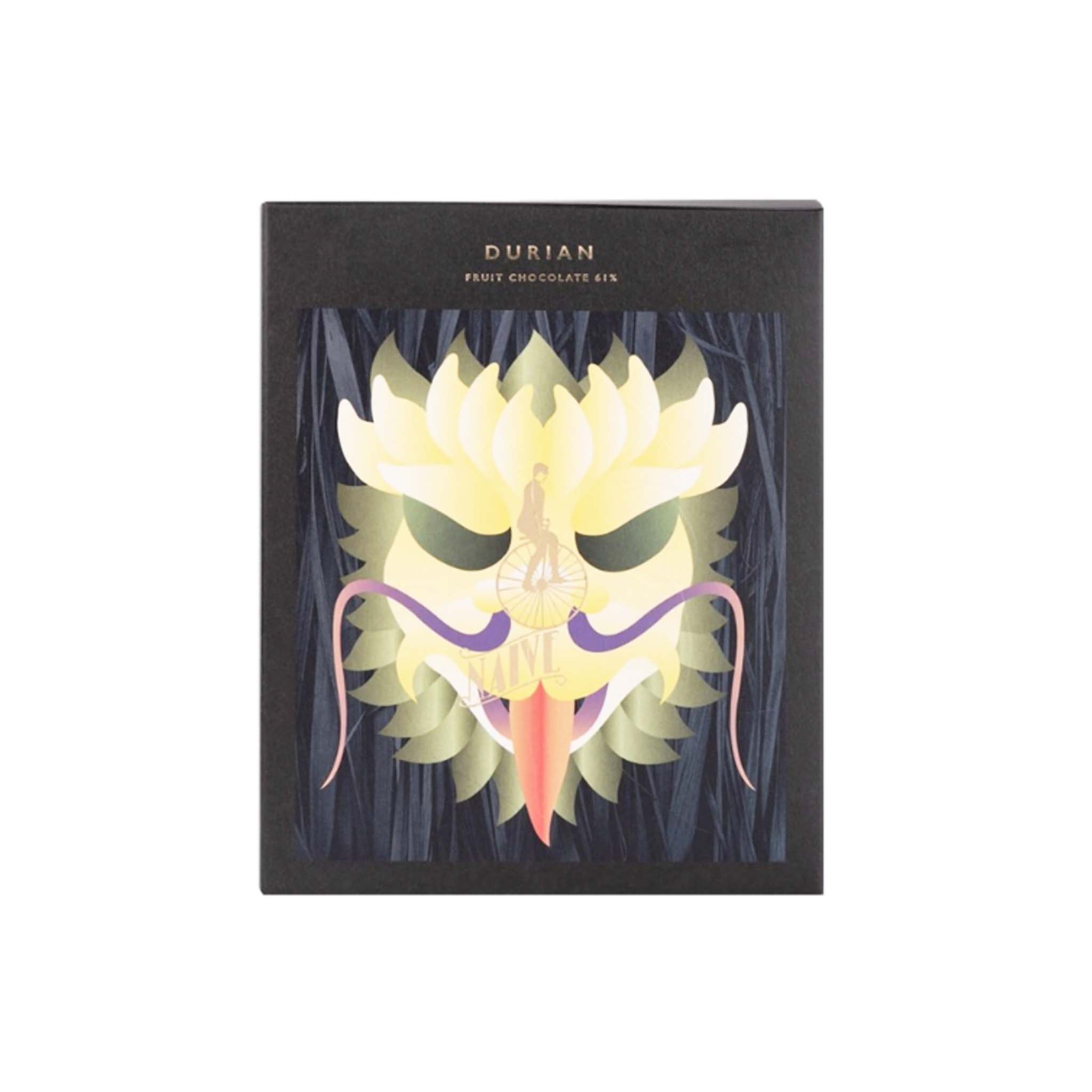 NAIVE DURIAN FRUIT 61% DARK CHOCOLATE 57g – monsieur marcel