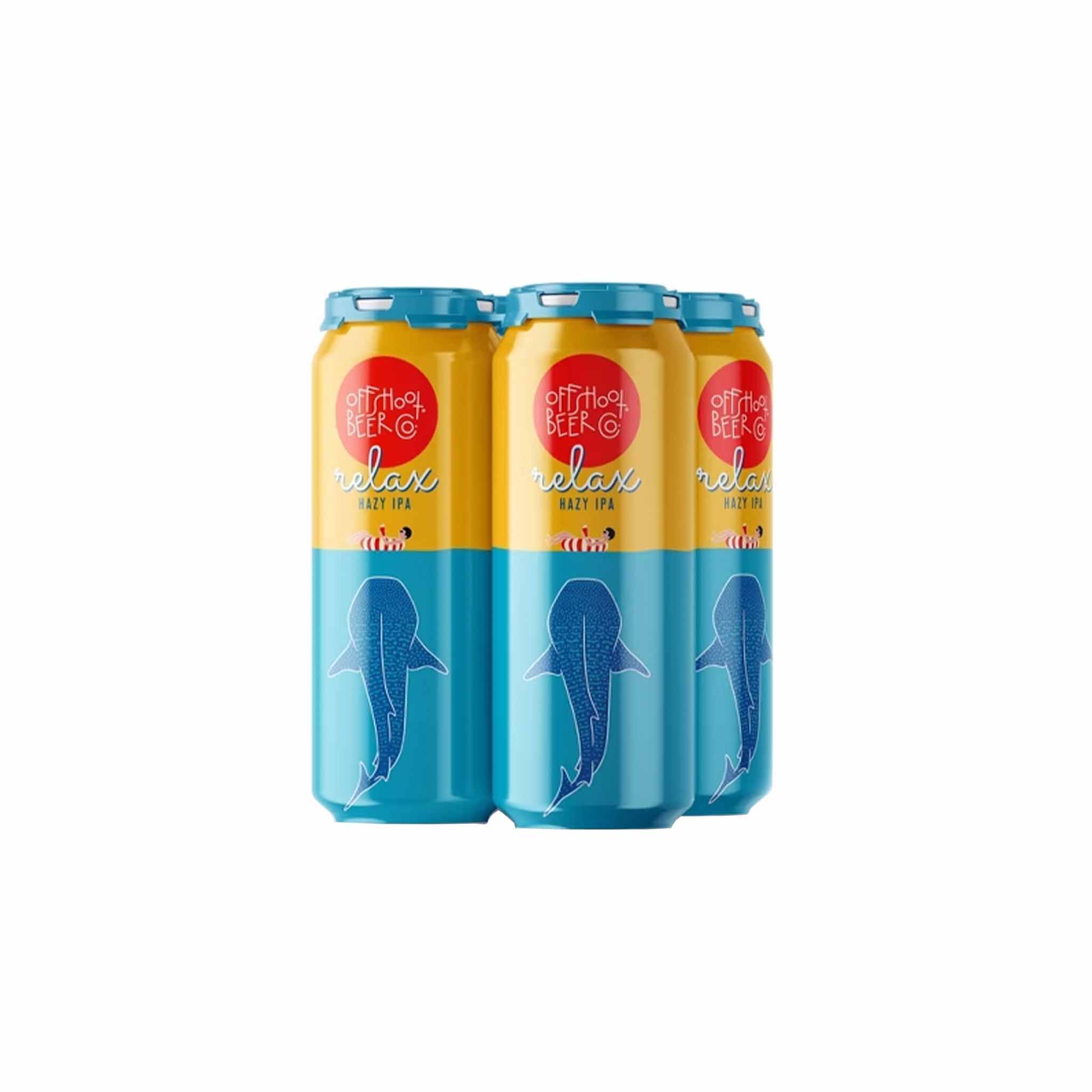 OFFSHOOT RELAX HAZY IPA 16oz 4PACK – monsieur marcel gourmet market