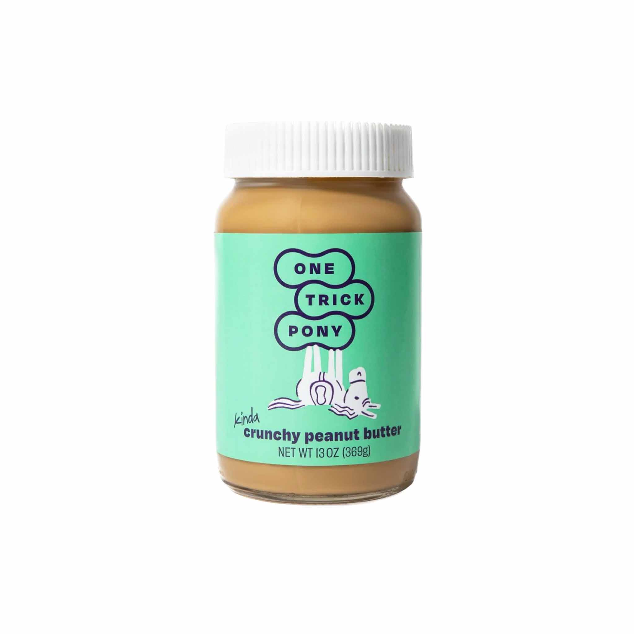 ONE TRICK PONY CRUNCHY PEANUT BUTTER 13oz monsieur marcel gourmet market