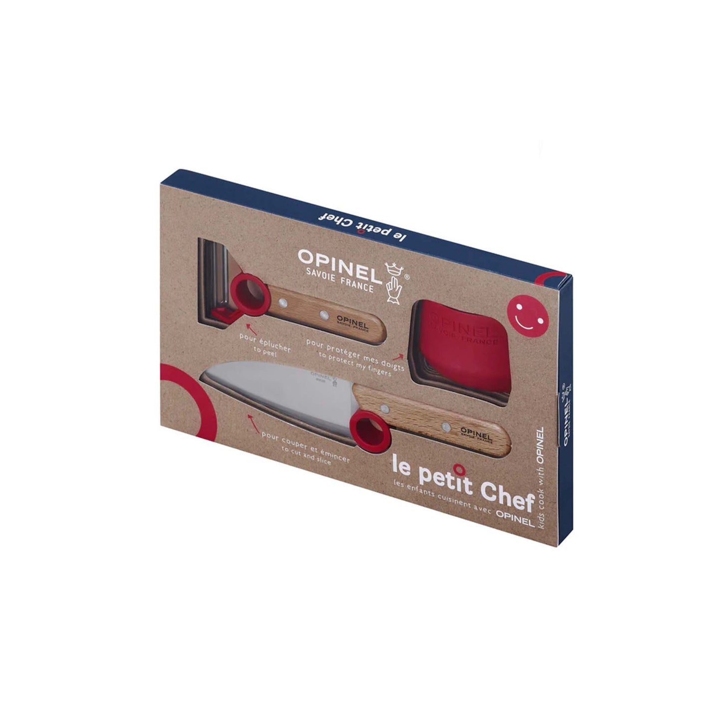 OPINEL LE PETIT CHEF COMPLETE SET - RED