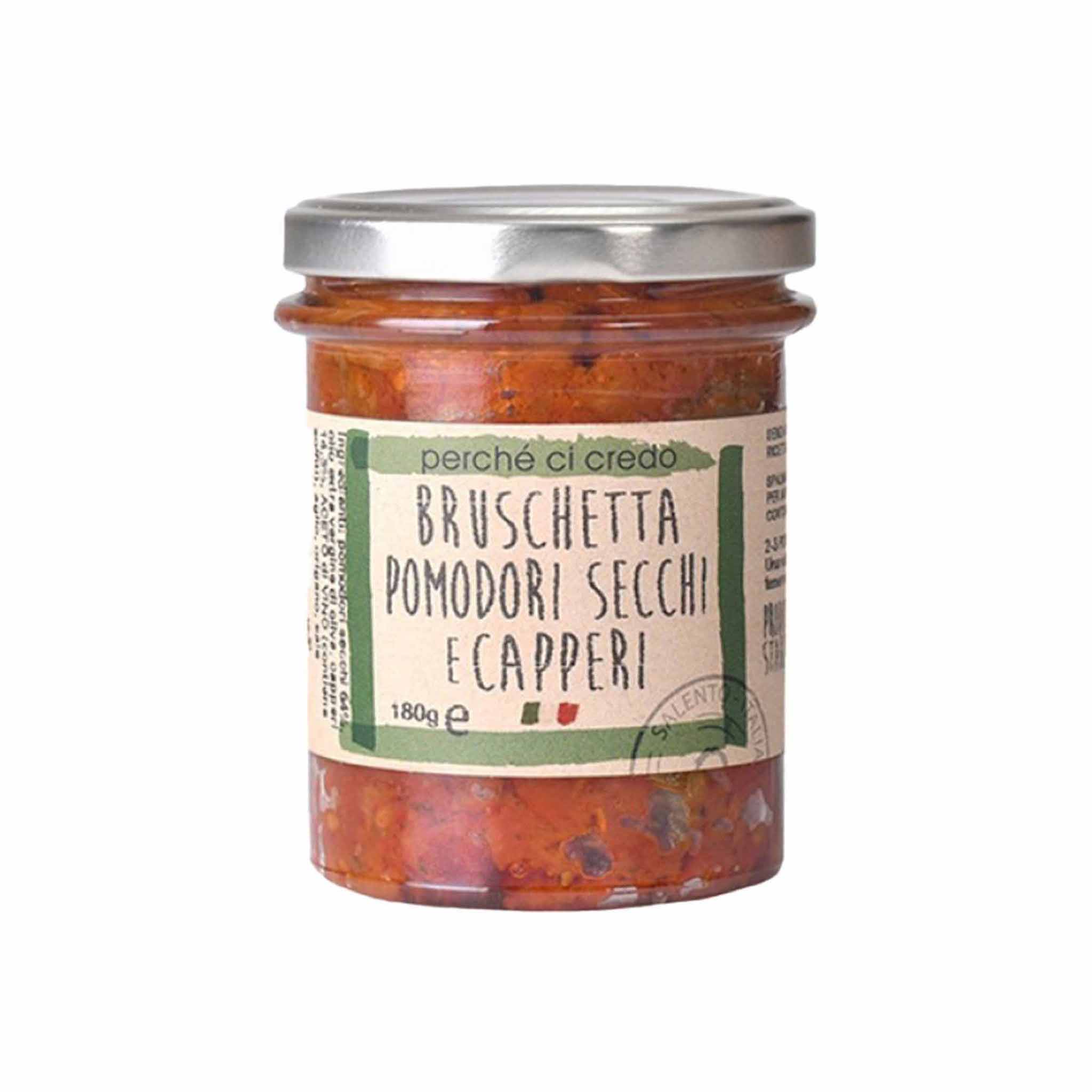 Perche ci Credo Tomato Caper Bruschetta Spread