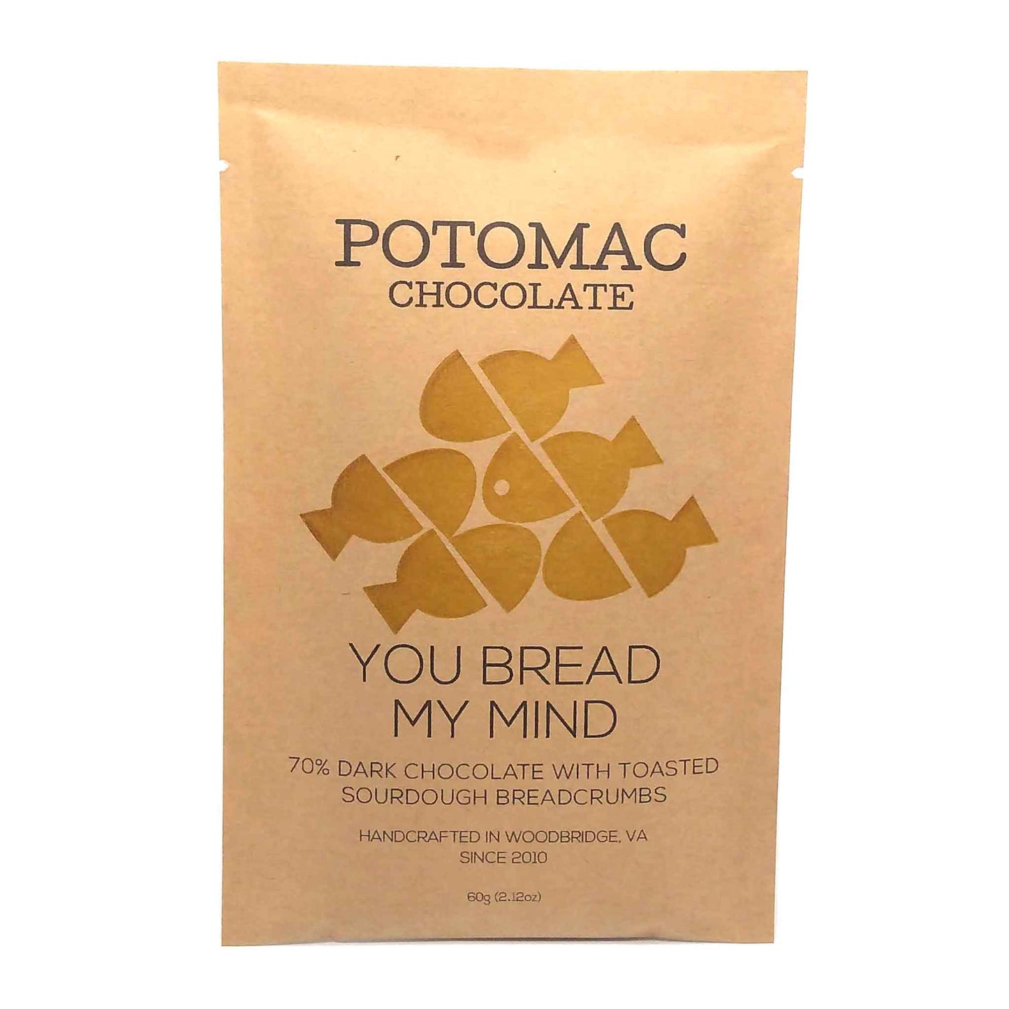 POTOMAC 70% DARK CHOCOLATE YOU BREAD MY MIND 60g