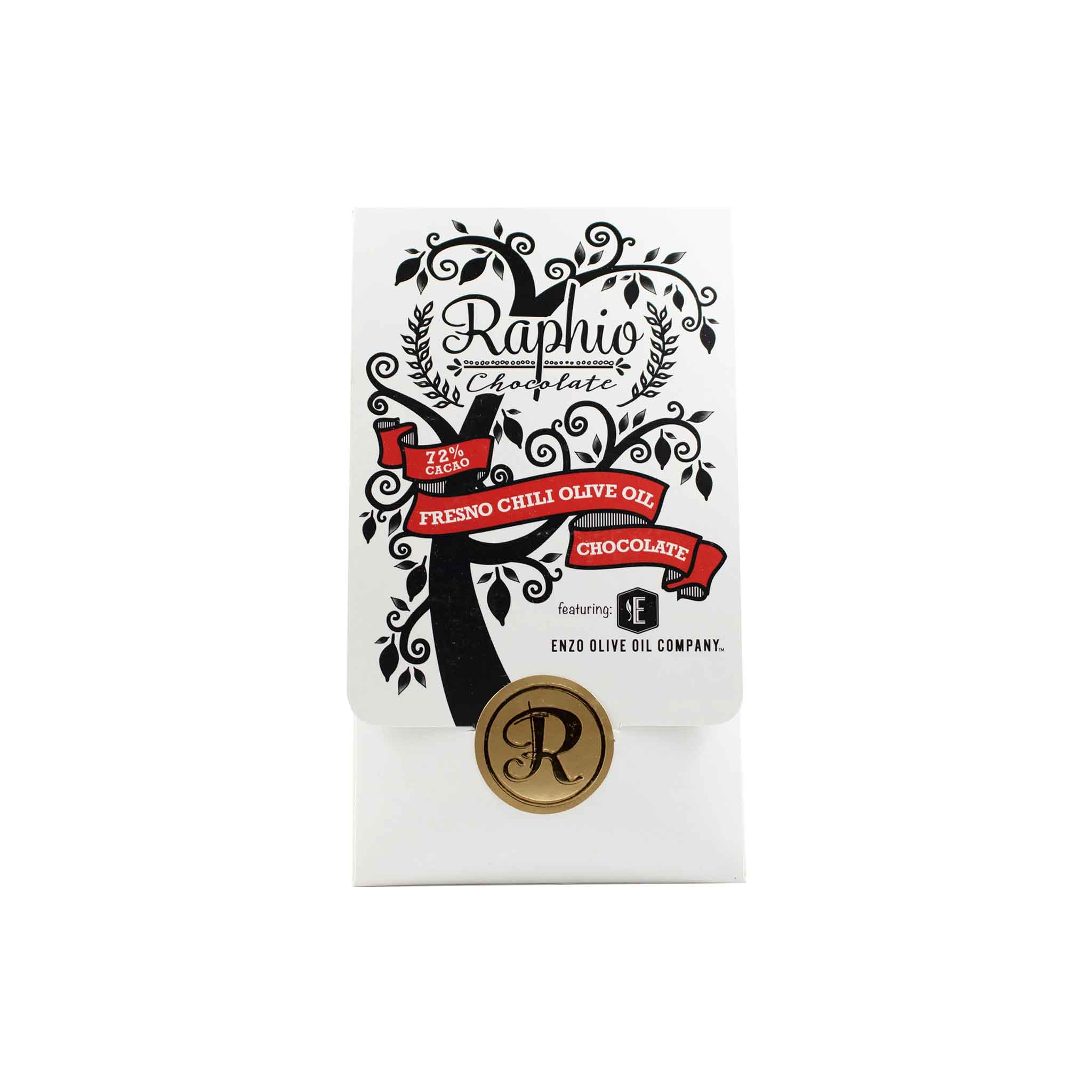 RAPHIO CHOCOLAT 72% FRESNO CHILI 2.2oz – monsieur marcel gourmet