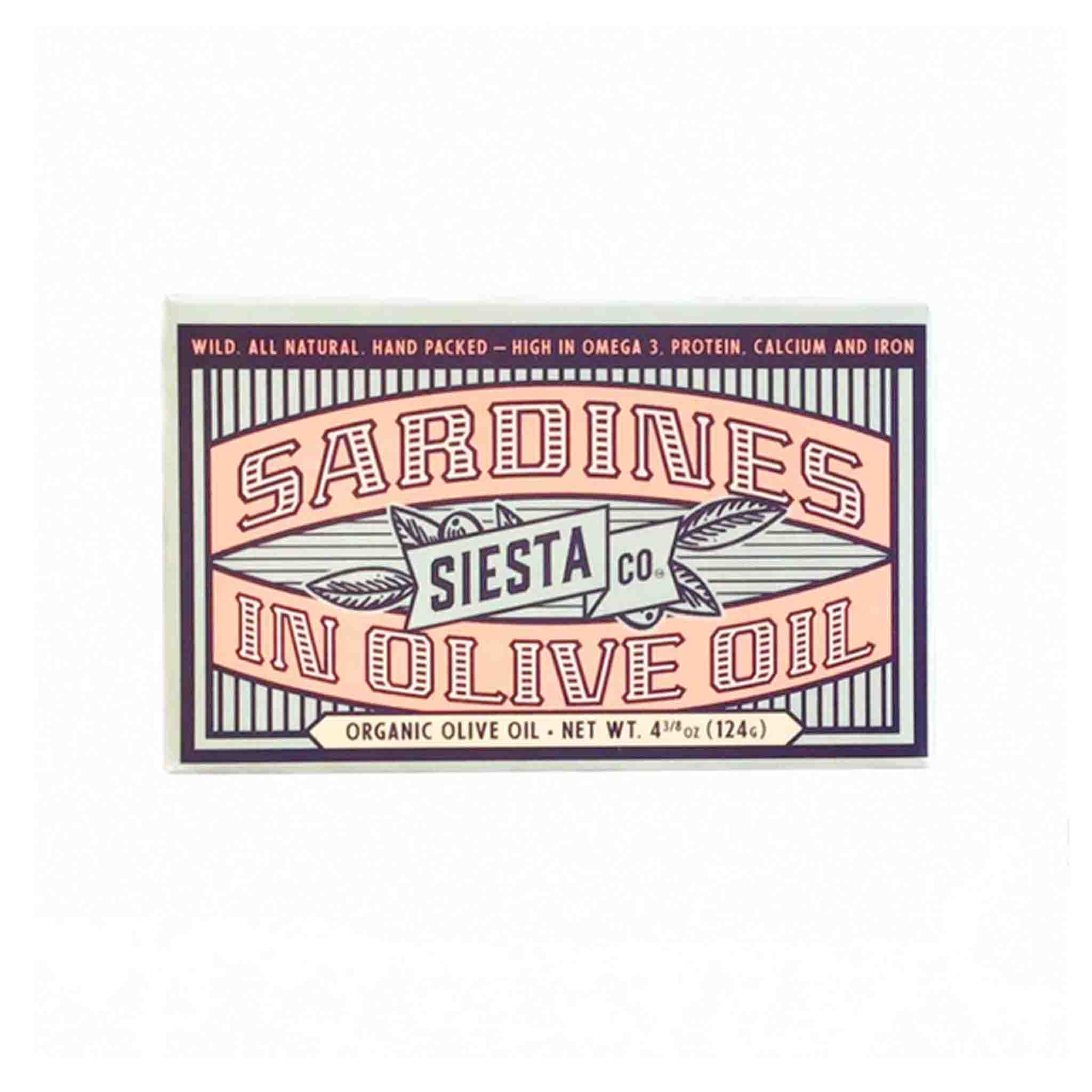SIESTA CO. SARDINES IN EXTRA VIRGIN OLIVE OIL 124g – monsieur