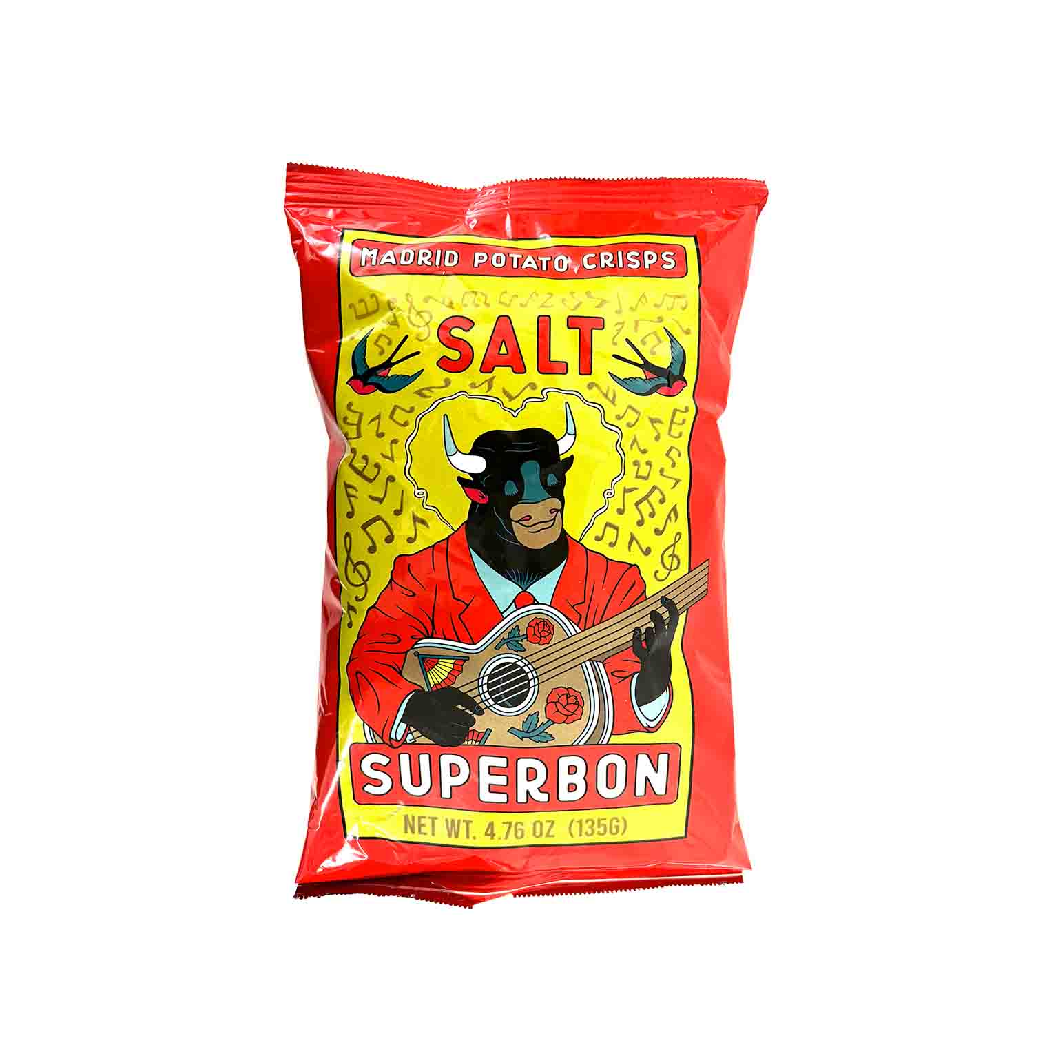 SUPERBON SALT POTATO CHIPS 135g