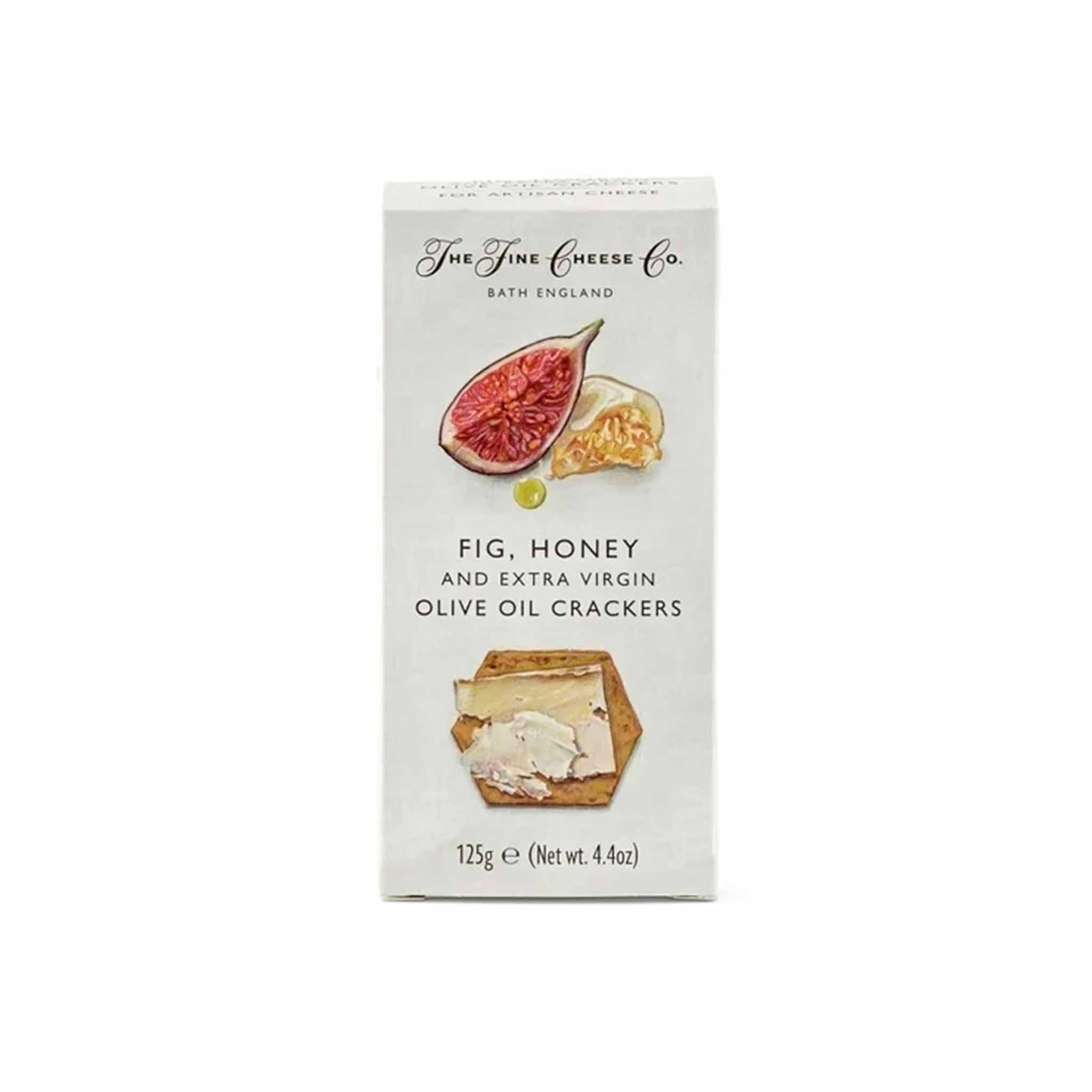 THE FINE CHEESE CO. FIG, HONEY & OLIVE OIL CRACKERS 125g