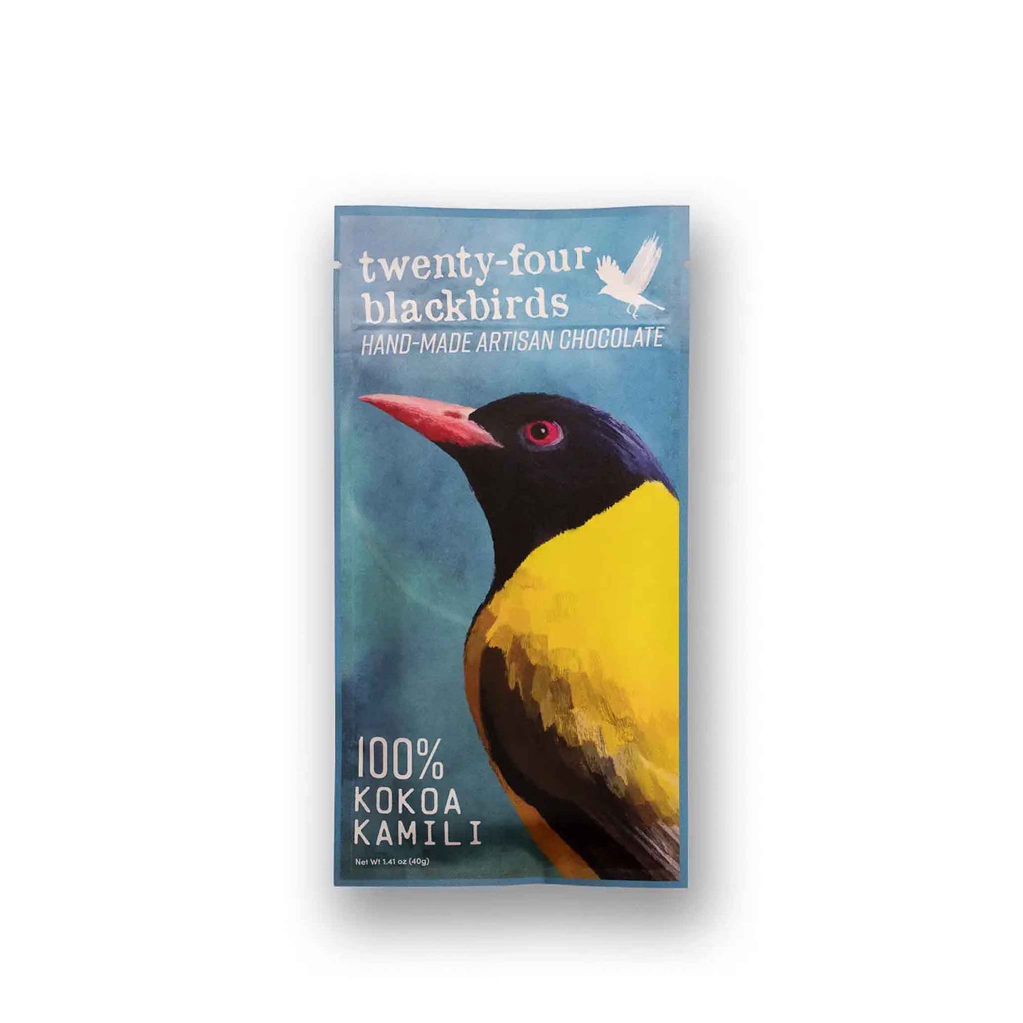 TWENTY-FOUR BLACKBIRDS 100% KOKOA KAMILI CHOCOLATE 40g