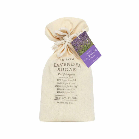 123 FARM ORGANIC LAVENDER SUGAR 22oz