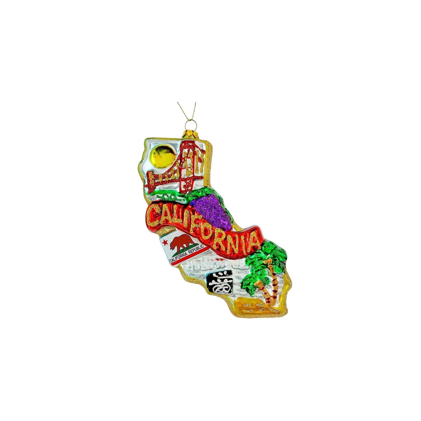 180 DEGREES CALIFORNIA ORNAMENT
