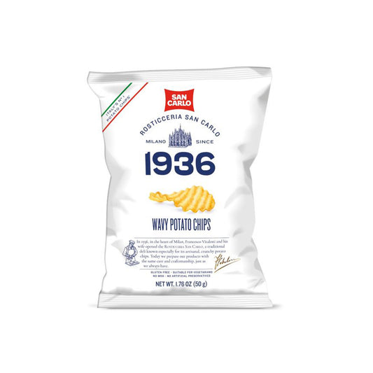 SAN CARLO 1936 WAVY POTATO CHIPS 50g