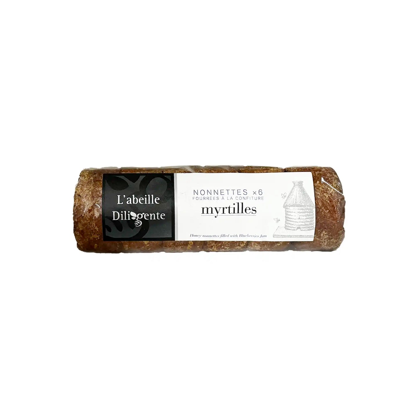 ABEILLE DILIGENTE MYRTILLES NONNETTES WITH BLUEBERRY JAM 200g