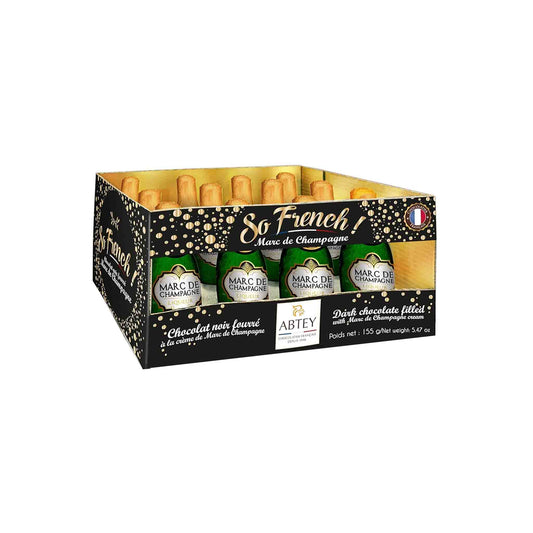 ABTEY SO FRENCH MARC DE CHAMPAGNE IN FREMIUM DARK CHOCOLATES 155g
