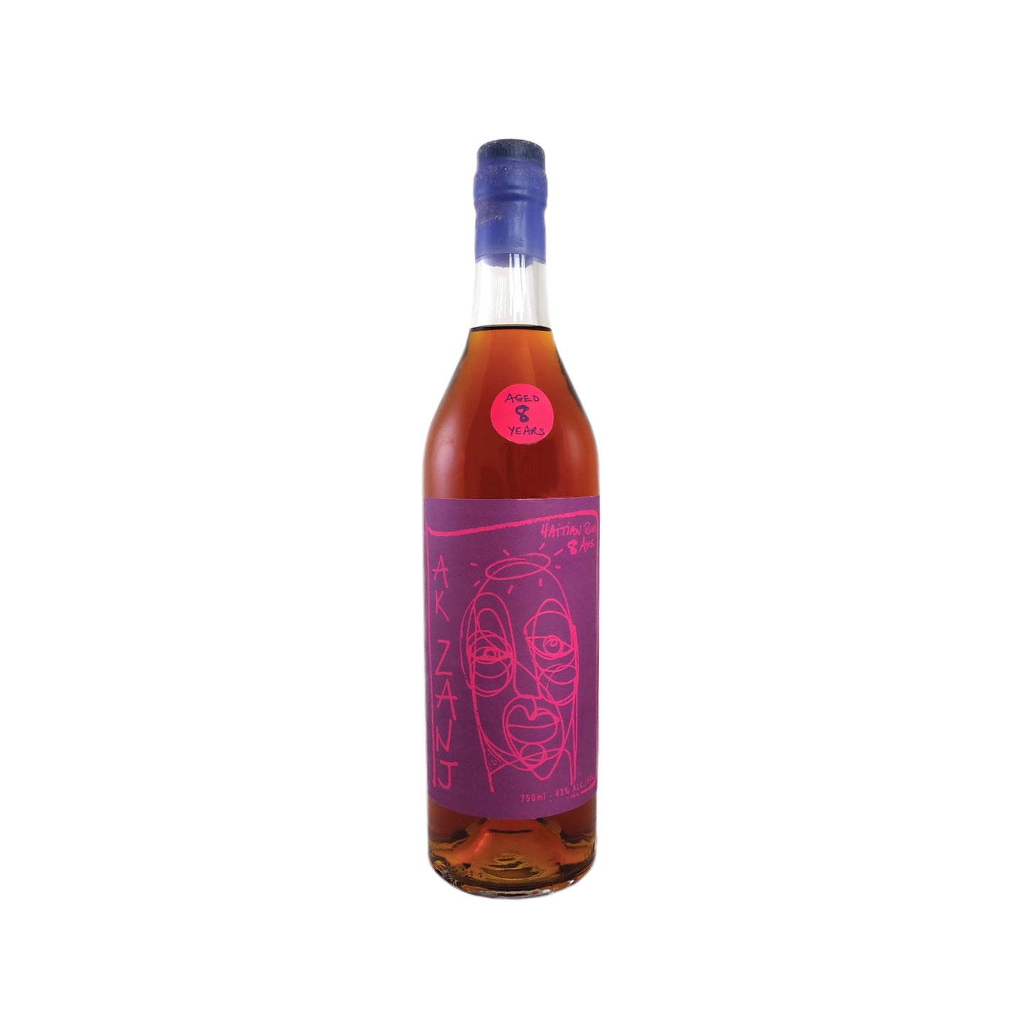 AK ZANJ HAITIAN DARK RUM AGED 8 YEARS 750ml