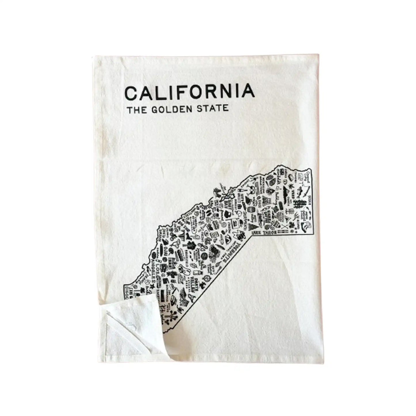 ALEISHA CALIFORNIA STATE TEA TOWEL BELLY BAND