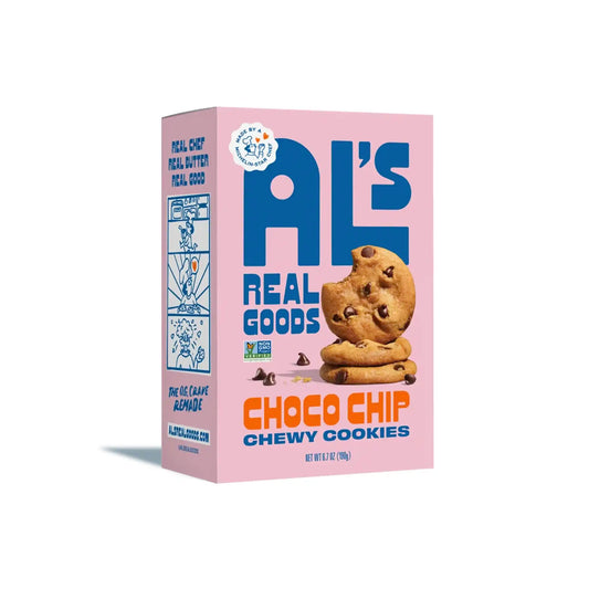 AL'S REAL GOODS CHOCO CHIP CHEWY COOKIES 6.7OZ