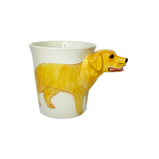 ART FLORAL TRADING GOLDEN RETRIEVER MUG