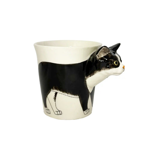 ART FLORAL TRADING TUXEDO CAT MUG