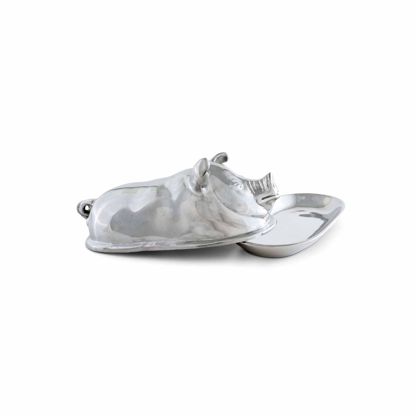 ARTHUR COURT PIG SHAPED BUTTER DISH