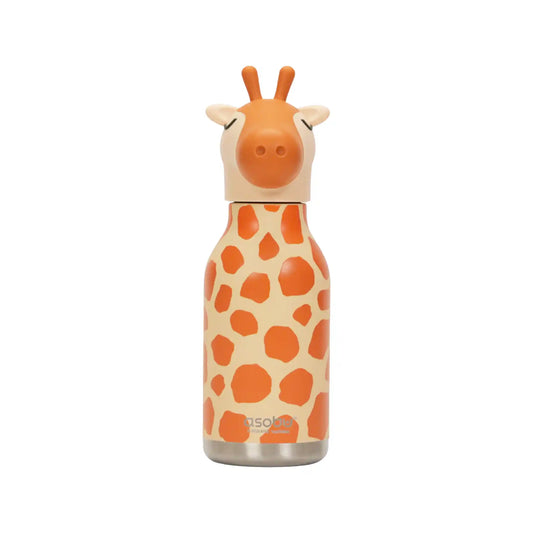 ASOBU BESTIE GIRAFFE INSULATED WATER BOTTLE 16oz