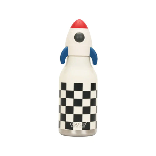 ASOBU BESTIE ROCKET SHIP INSULATED WATER BOTTLE 16oz