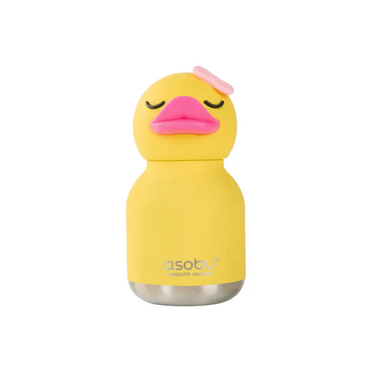 ASOBU MINI BESTIE DUCKY WATER BOTTLE BAG CHARM 6.8oz