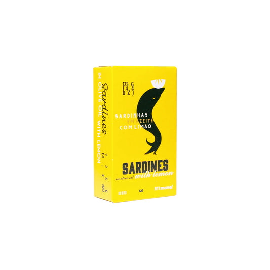 ATI MANEL SARDINES IN OLIVE OIL WITH LEMON 125g