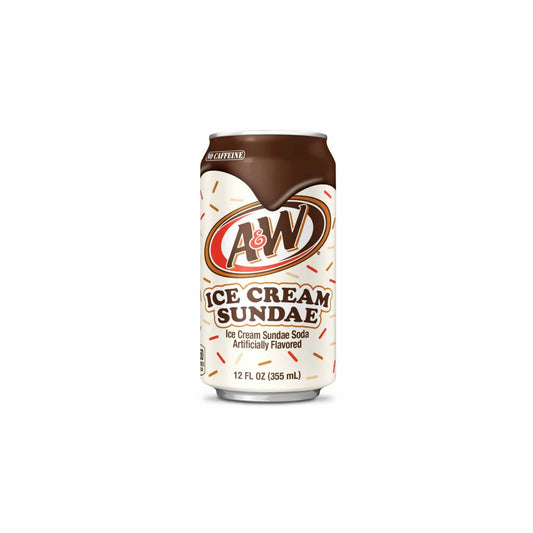A&W ICE CREAM SUNDAE SODA 12oz